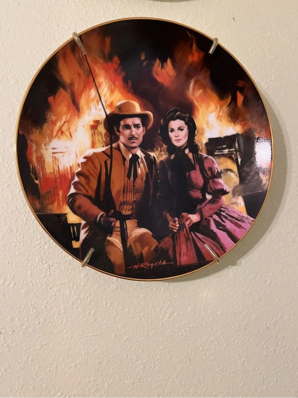 Gone with the wind plate